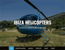 Tablet Screenshot of ibizahelicopters.com